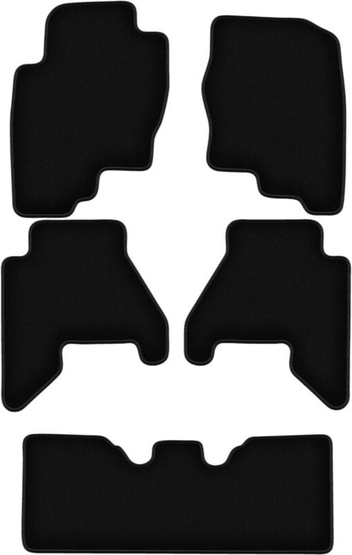 BASIC schwarze Veloursmatten für: Nissan Pathfinder R51 SUV (2004-2014)