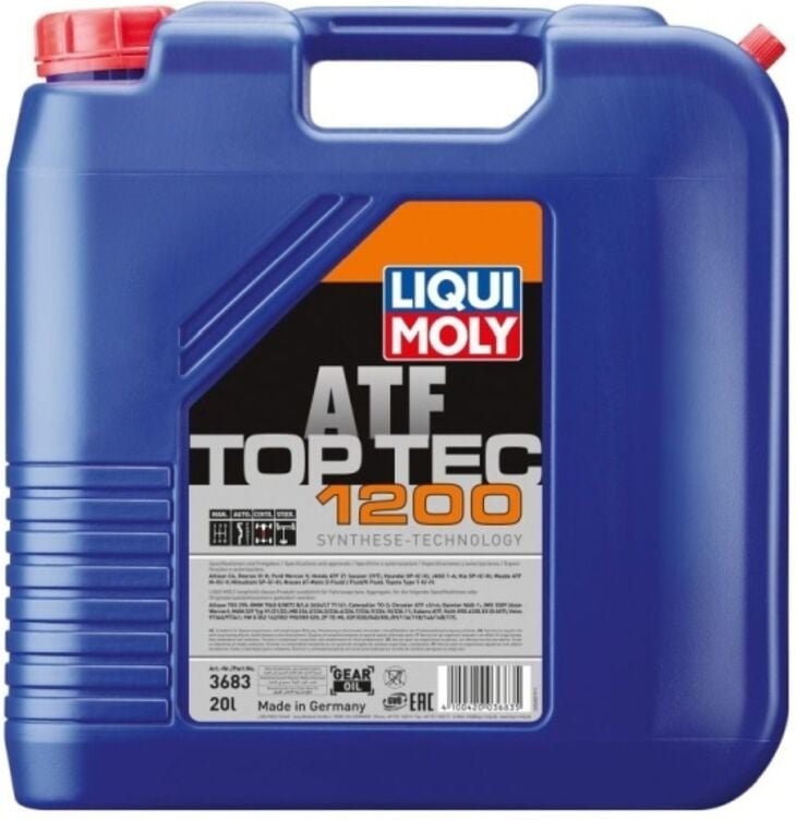 Liqui Moly Öl Liqui Moly Atf Top Tec 1200 20l / Dex Iii H / Honda Z1 / Sp-Iii / T-Iv / Bmw Lt 71141 / Volvo 97341 / G 05...