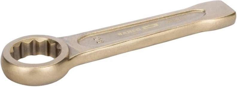 Bahco Funkenfreier 28-mm-Schlag-Ringschlüssel aus Aluminiumbronze, 175 mm