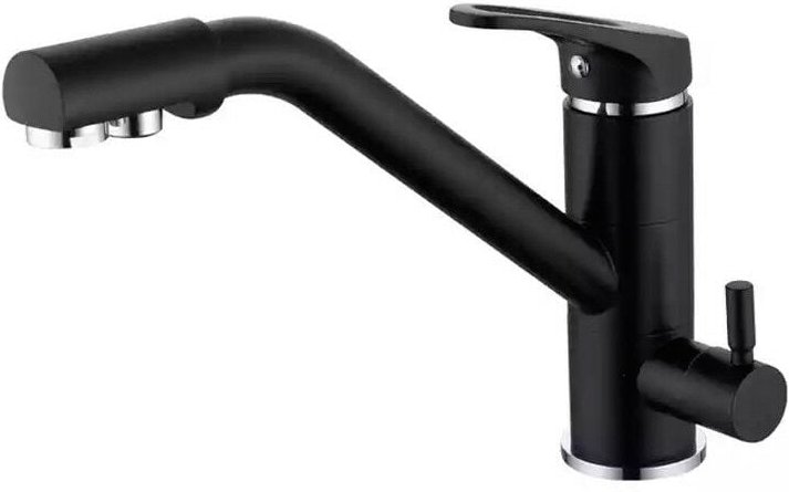 3 wege wasserhahn für osmoseanlage von Rosmmel Saturn Serie Schwarz