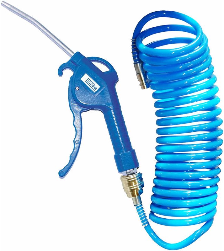 Güde - Druckluft Set Ausblaspistole BP200 und 5m Spiralschlauch