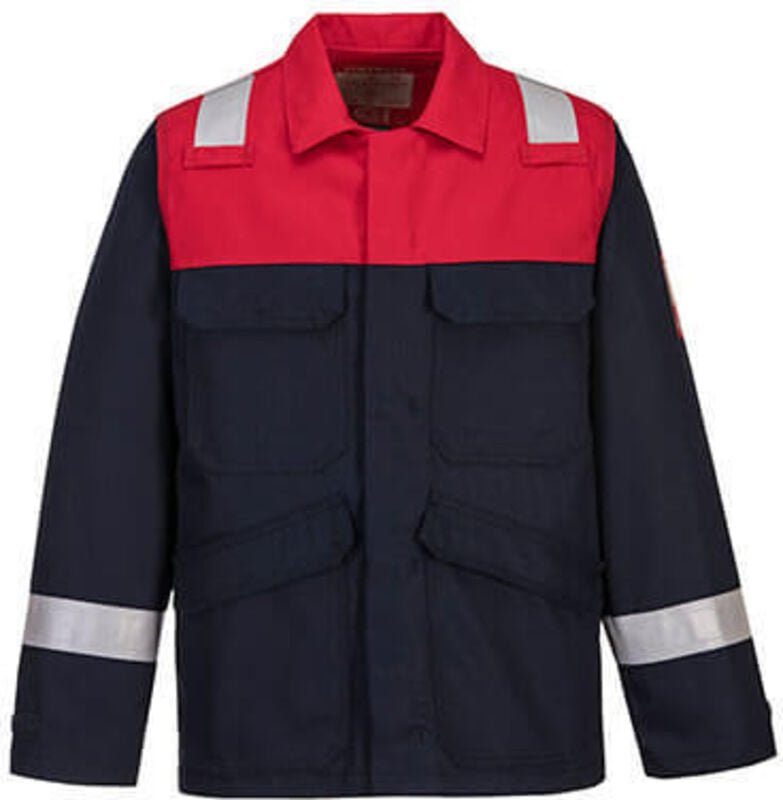Bizflame Plus Jacke Marine/Rot L