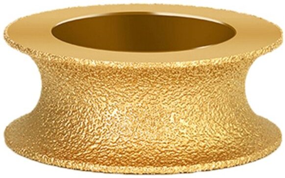 Tlily - 25 mm dicke, goldgelötete Diamant-Steinschleifscheibe für Winkelschleifer, verwendet für Werkzeuge.