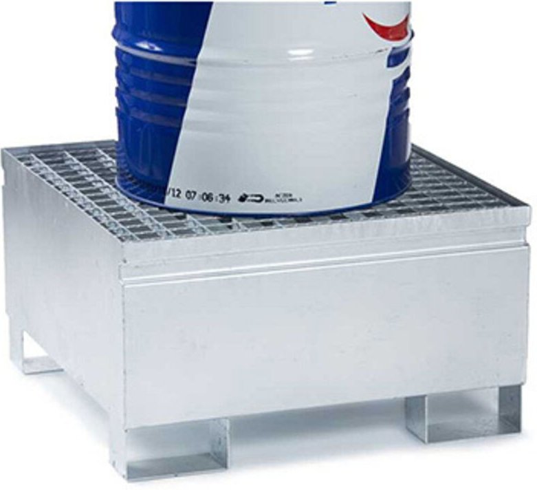 Paletten mit Auffangwanne für 1 Fass - Kapazität 220 Liter - MINIMCT872A-C