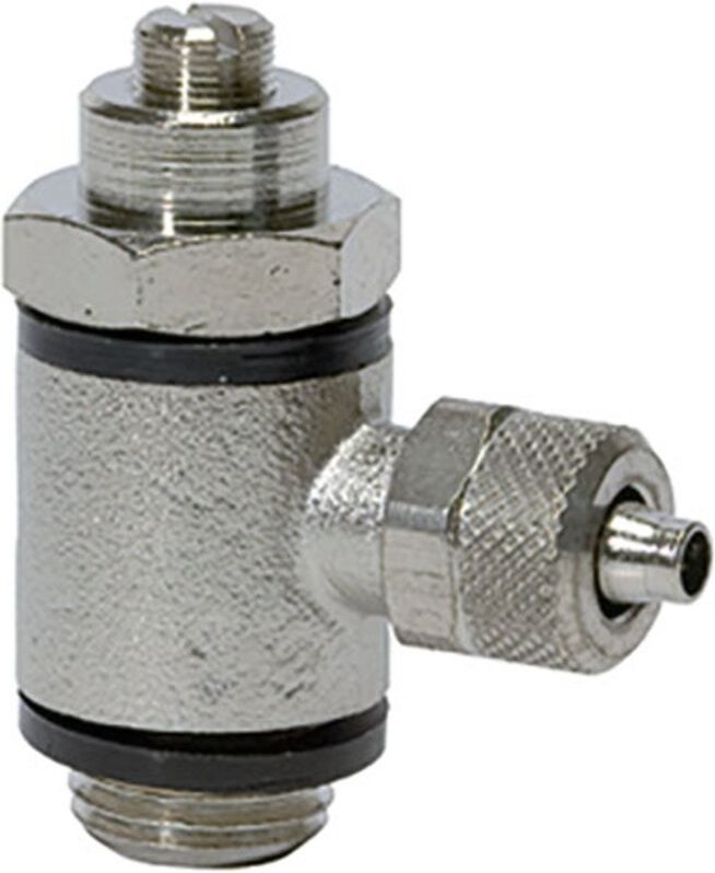 Drosselrückschlagventil, Zuluftdr. Schnellverschr. g 3/8, 10/8 - Riegler
