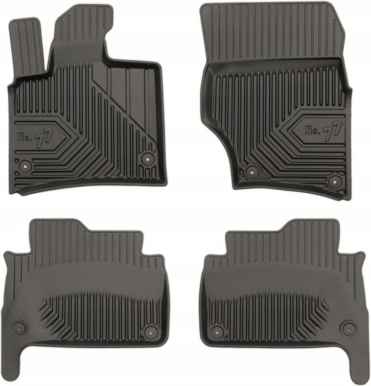 Gummimatten Audi Q7 1 2005-2015 Durch 77