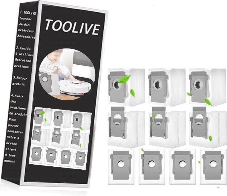 10 Stück Staubsaugerbeutel für iRobot Roomba i7, i7+, i7Plus, i8, i8+, i3, i3+, i4, i4+, i6, i6+, j7, j7+, s9, s9+, s9Pl...