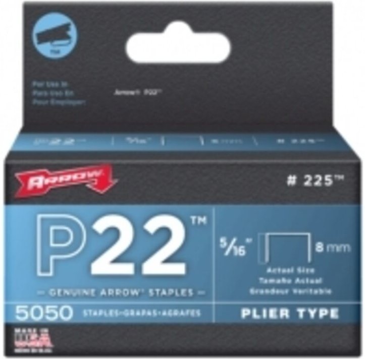 Schachtel mit 5000 Heftklammern P22 8 mm - Arrow