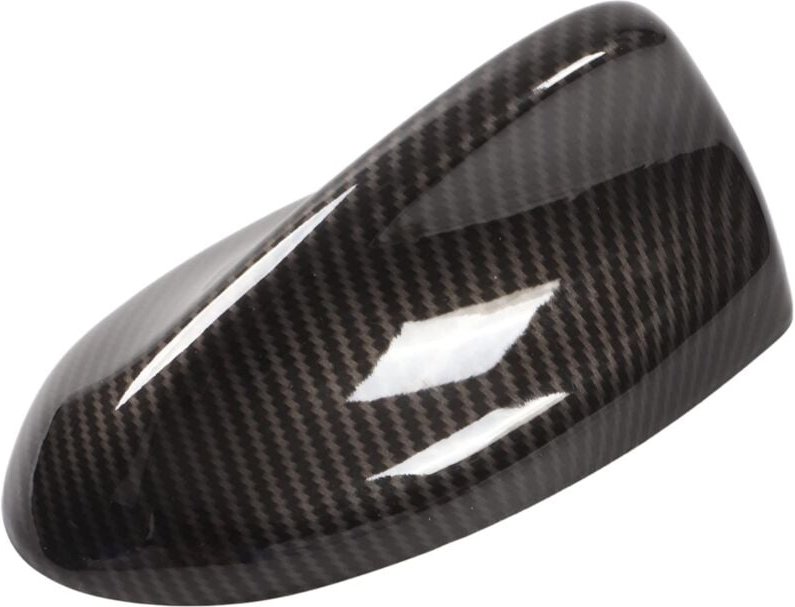 Ej.life - Antennenabdeckung, Autoantenne Haifischflosse Abdeckung Carbonfaser Stil 175mm Ersatz für Alfa Romeo Giulia 95...