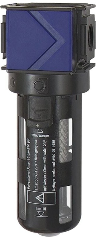 Aktivkohlefilter »variobloc« PC-Behälter, Schutzkorb, bg 1, g 3/8 - Riegler