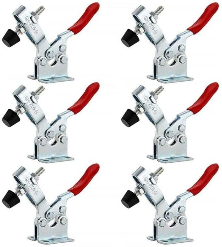 Thumbnail - 6er-Pack GH-201B Horizontale Kniehebelspanner, Kniehebelspanner, Schnellspannkapazität, Schnellspann-Kniehebelspanner fü...