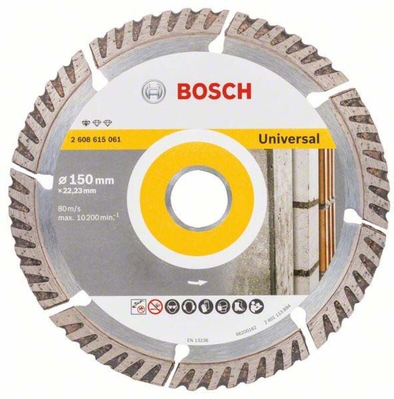 Pro Multi Material Diamanttrennscheibe, 150 x 22,23 mm - Bosch