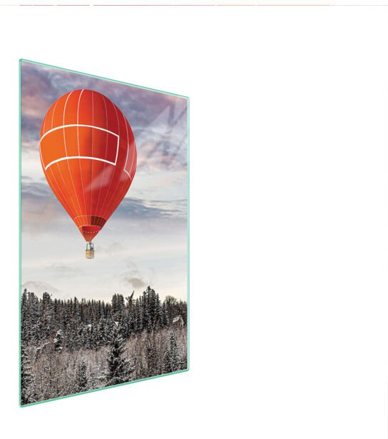 Glasschneidebrett 35x52 Ballon