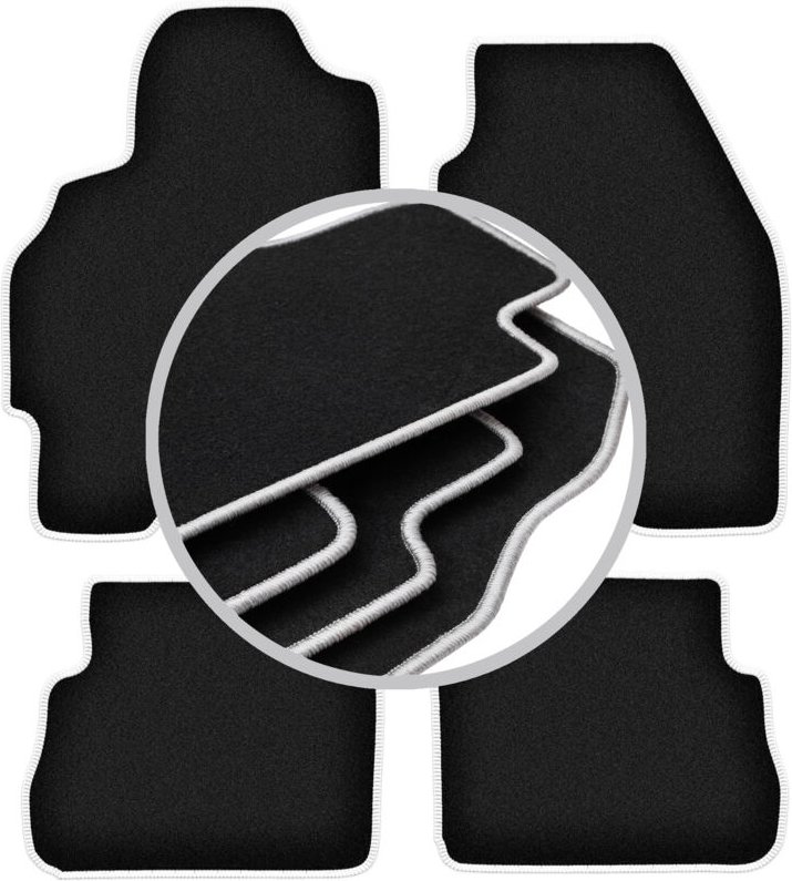 CARLUX-SILVER Autofußmatten für: Ford Mondeo MK1 Kombi, Limousine, Liftback, Fließheck (1992-1996)
