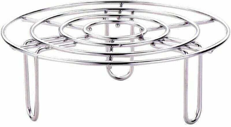 16/20/24 cm rundes Edelstahlgestell, robuster Dampfkorb für Instant-Dampfgarer/Druckzubehör