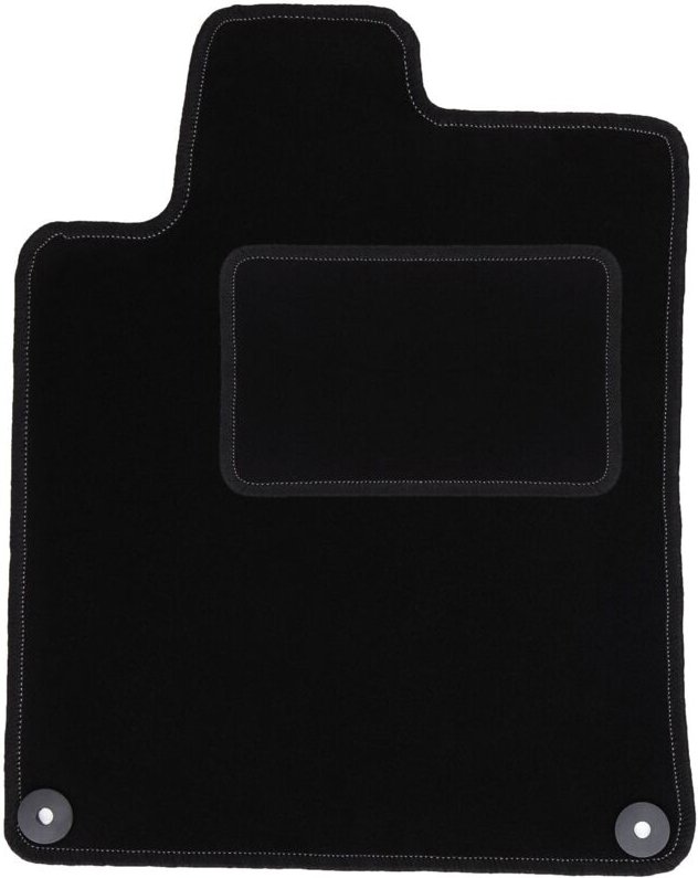 Fahrermatte schwarz für: Peugeot 407 Coupé, Limousine, Kombi (2004-2011)