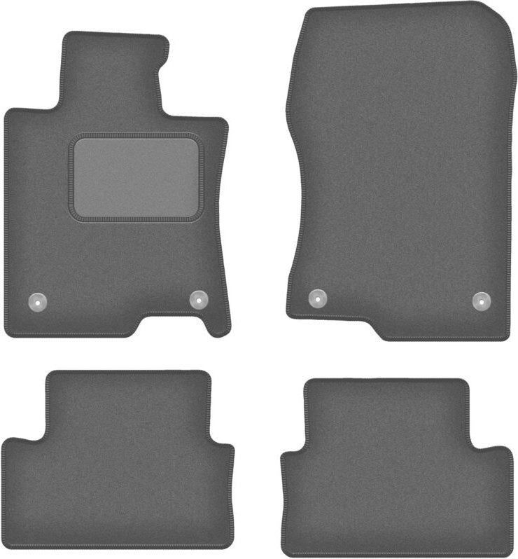 Graphit-Fußmatten für: Honda Accord VIII Limousine, Kombi, Tourer (2011-2015)