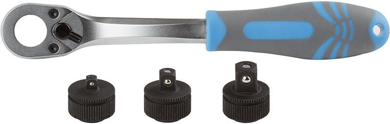 Ratsche 72 zähne 1/2" 3/8" 1/4" knarre umschaltknarre Fervi CN450N0/0