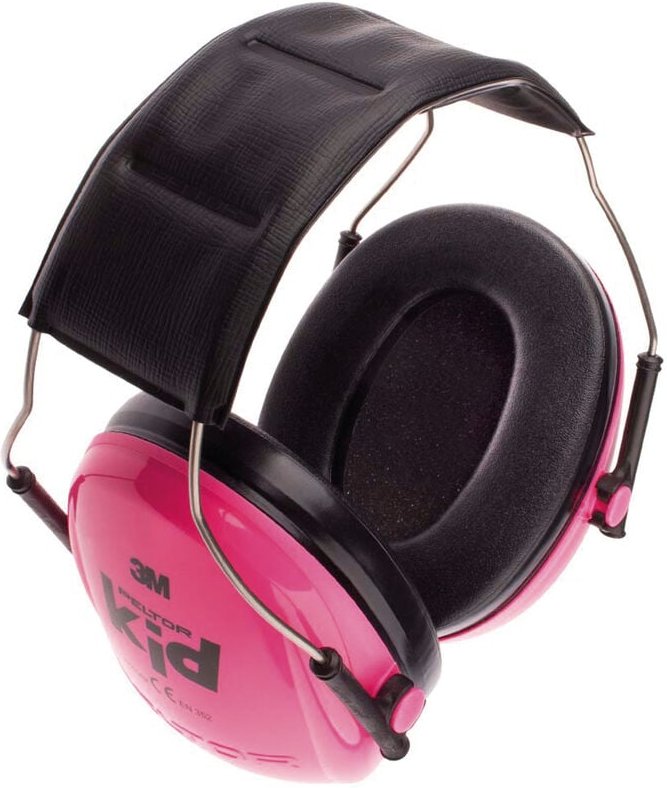 3M Kapselgehörschutz mit Kopfband Peltor Kid Neonrosa Neonrosa