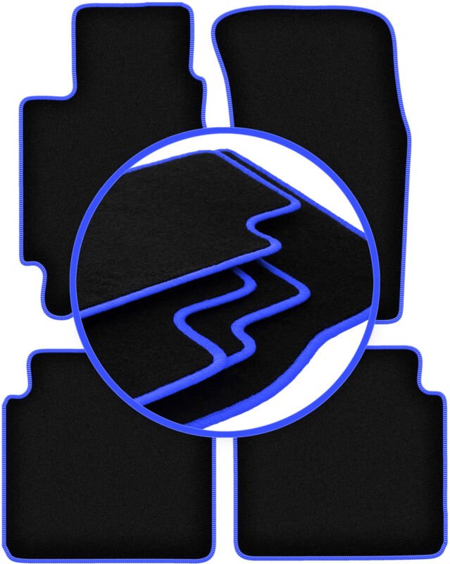CARLUX-BLUE Autofußmatten für: Subaru Legacy II Kombi, Limousine (1993-1998)