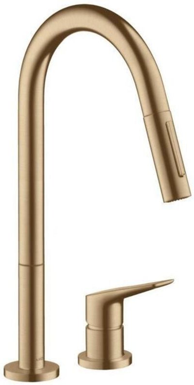 Axor Citterio m dn 15 2-Loch Einhebel-Küchenmischer 220 - Hansgrohe