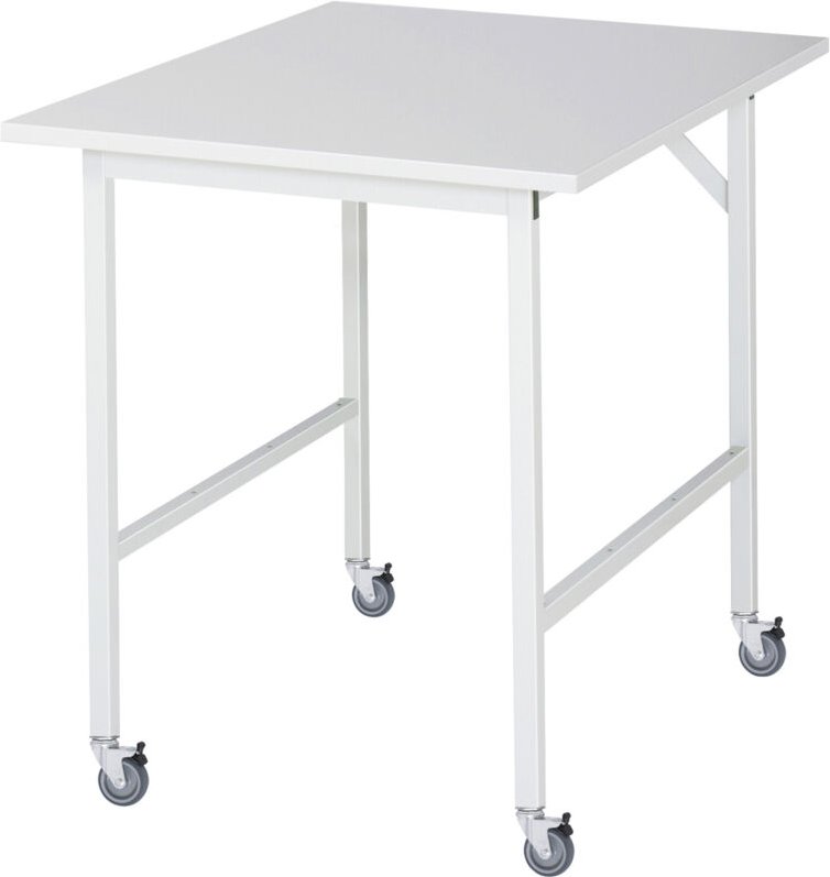 Rau Fahrbarer Arbeitstisch Jerry (4 lr), B750xT1000xH900mm, M-Platte-22mm