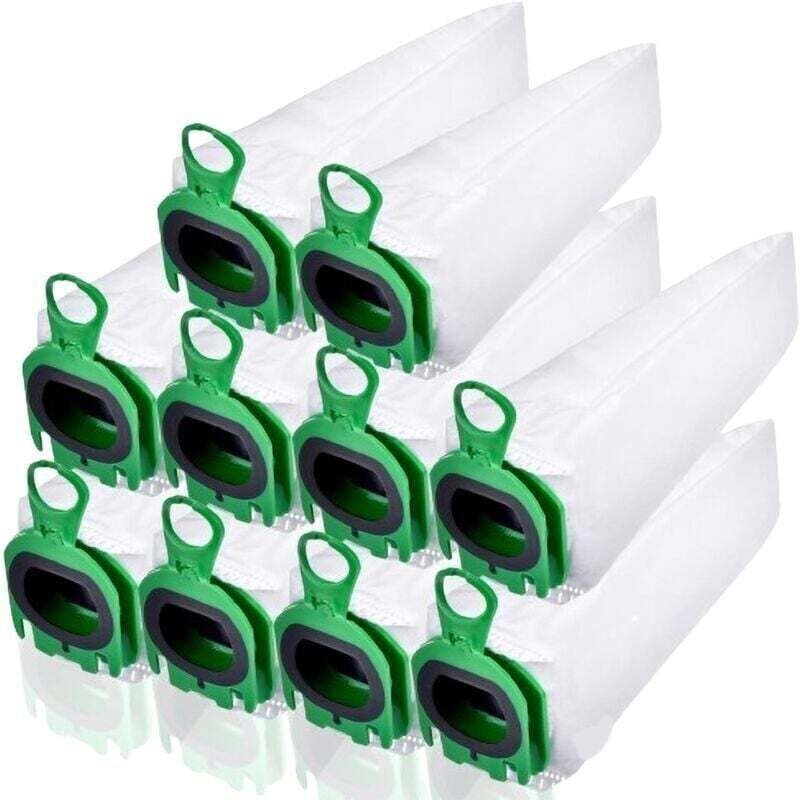 10 Beutel für Vorwerk Kobold VB100 VB 100 FP100 FP 100 Staubsauger, Ersatz-Staubbeutel-Set, Vorwerk Staubsaugerbeutel