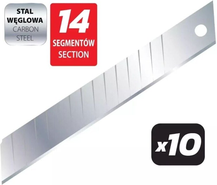 Thumbnail - DEDRA Multitool-Klingen 18 mm – 14 Segmente, 10 Stück