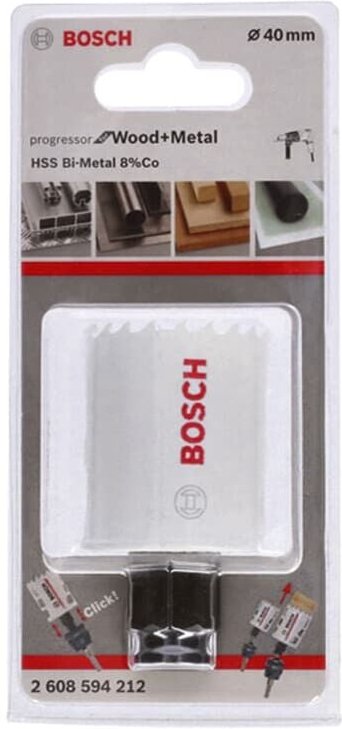 Bosch Bi-Metall Lochsäge Progressor for Wood & Metal, Ausführung: 40mm , 2608594212