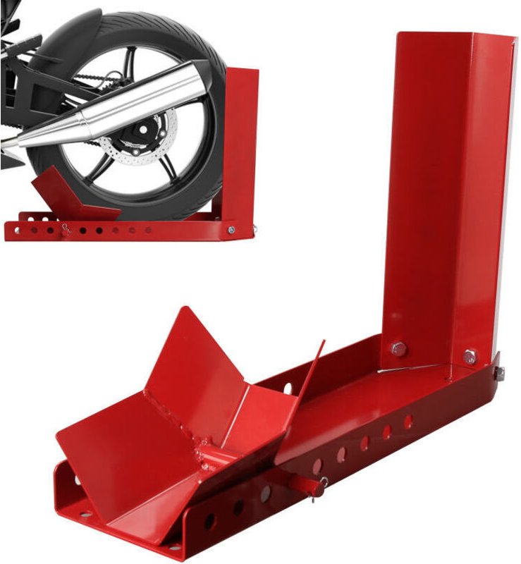 Tolletour - Motorradständer Verladehilfe Schiene Motorradwippe Vorderradklemme Transportständer Radwippe Motorrad Stands...