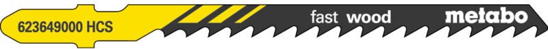 Metabo - 25 Stichsägeblätter fast wood 74/ 4,0 mm, hcs, Type 23649 (623607000)