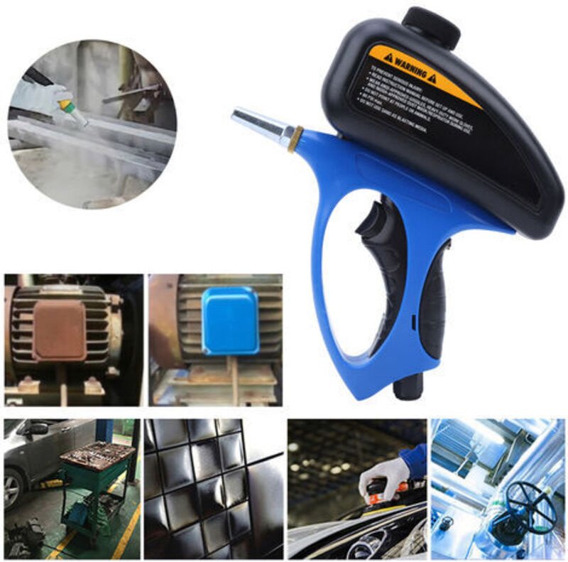 Tigrezy - Tragbarer Sandstrahler, tragbares Sandstrahlpistolen-Set, kleine Düse, pneumatische Sandstrahlpistole, Glassch...