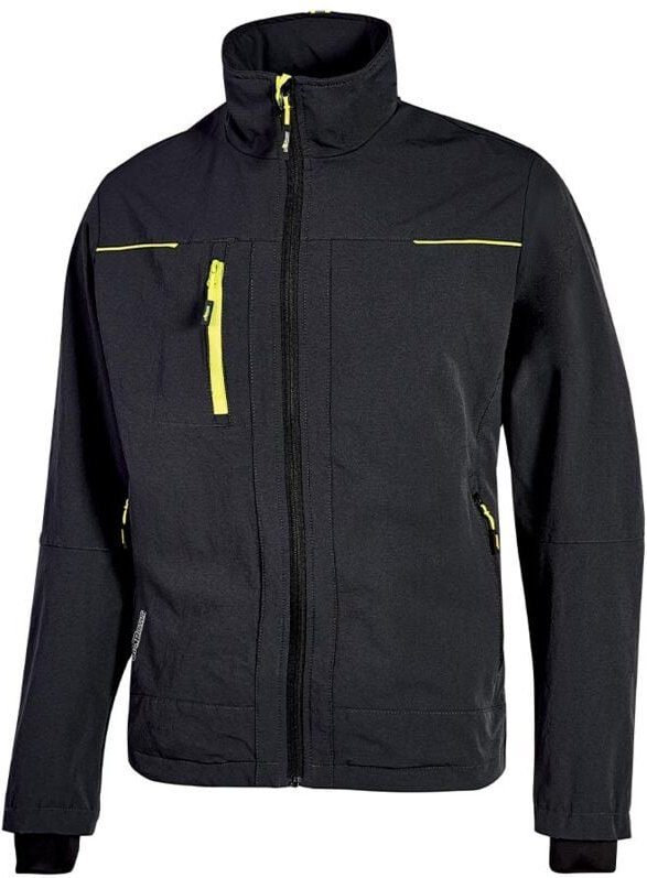 U-POWER Softshelljacke Pluton schwarz carbon XL