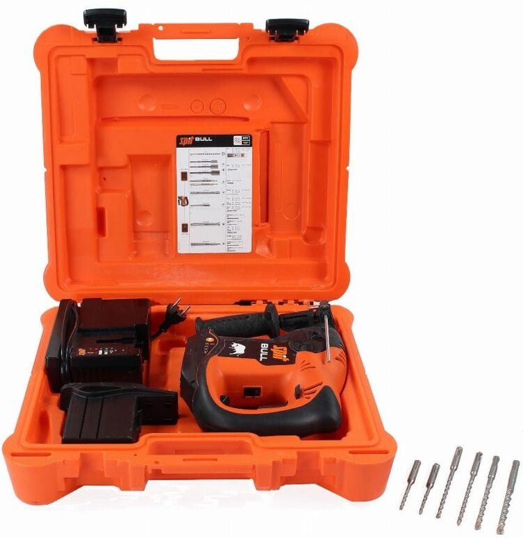 Spitbull 36V 6.2Ah Li Dübel System + 6 XT3 Bohrer SPIT - 054682