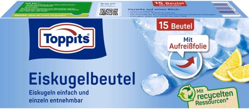 Eiskugelbeutel Pack für 300 Eiswürfel