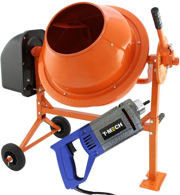 Monster Shop - Zementmischer und Handbetonrüttler