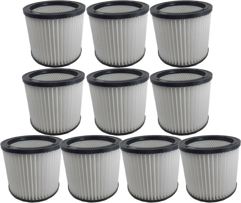 10x Rundfilter Lamellenfilter Patrone für Einhell hps 1300 Inox 1250 Inox 1400 Inox 1450W Inox 1450WA Inox 30 a nts 1400...