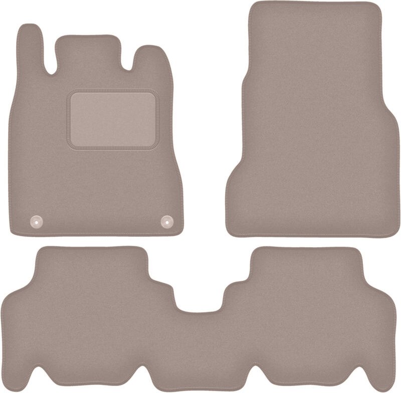 Beige Veloursmatten für: Mercedes W168 mit Fließheck (1997-2004)