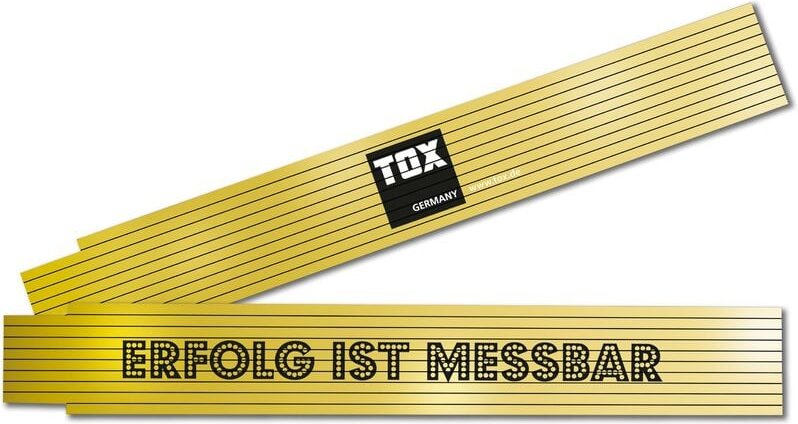 Meterstab 2 mtr. "ERFOLG IST MESSBAR"