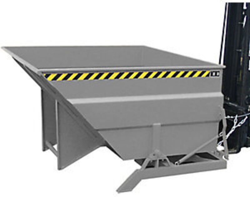 Bauer Kippbehälter BKC 200, lackiert, Mausgrau