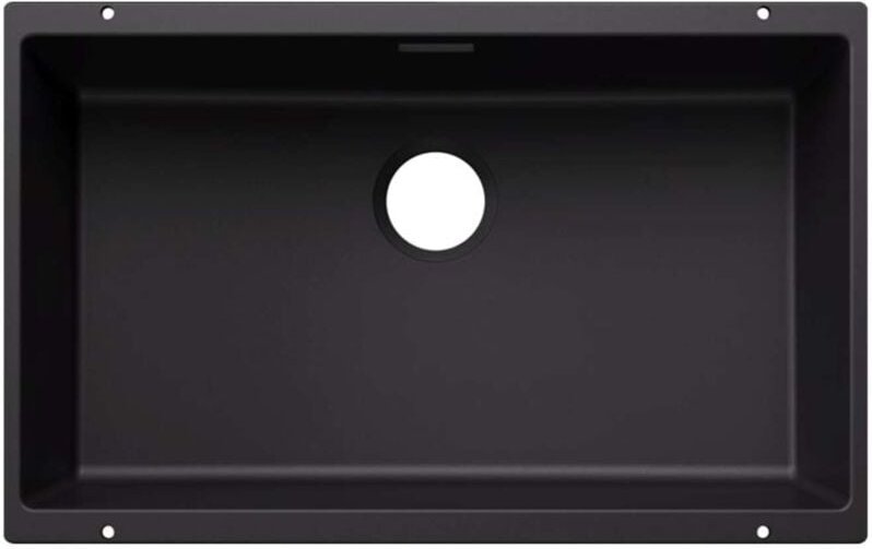Blanco Subline 700 - Silgranitspüle, 73x46 cm, schwarz 527802