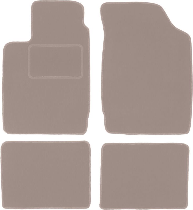Beige Veloursmatten für: Renault Thalia I Limousine (2000-2010)