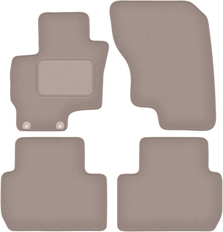 Thumbnail - Beige Veloursmatten für: Mitsubishi Outlander III PHEV SUV (2012-)