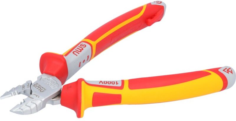 Seitenschneider, multifunktional VDE 190, verchromter Kopf, Zweikomponentengriff, Länge 190mm NWS