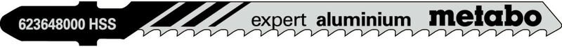 Metabo - 5 Stichsägeblätter expert aluminium 74/ 3,0 mm, hss (623648000)