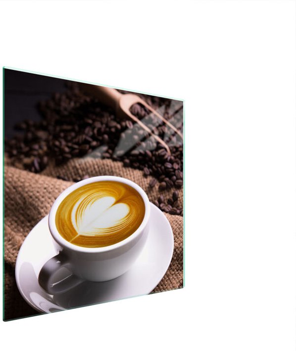 GLASSCHUTZPLATTE FÜR HERD 50x52 KAFFEE