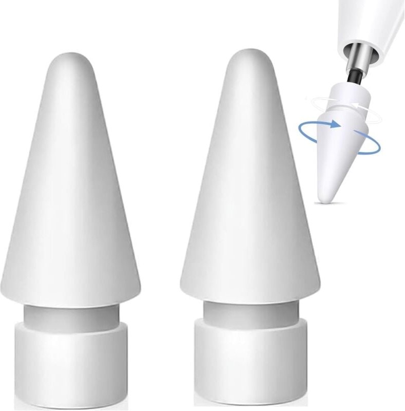 Thumbnail - Verbesserte Ersatzspitzen für Apple Pencil, Metallspitzen-Set, präzise Kontrolle für Apple-Stiftspitze, 2 Stück