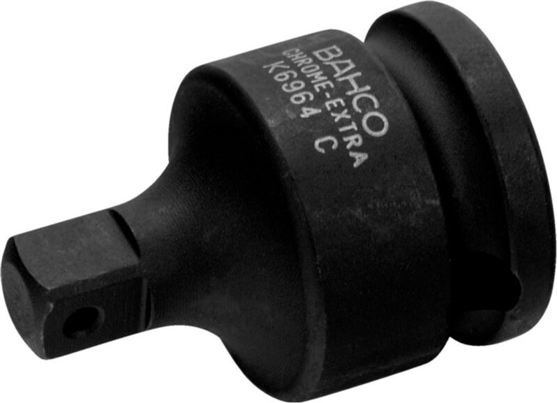 Bahco 1/4 zu 3/8 Übergangsteil in phosphatierter Ausführung, 30 mm