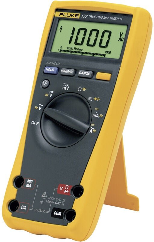 177 Hand-Multimeter kalibriert (iso) digital cat iii 1000 v, cat iv 600 v Anzeige (Counts): 6 - Fluke