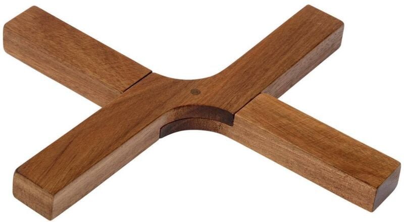 5five Simply Smart - Untersetzer l21cm kreuz akazie dunkles holz - 5five